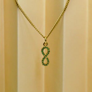 collar minimalista infinito